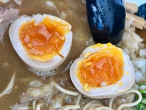 特製濃厚ラーメンの味玉