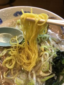麺屋亥龍の細麺の麺