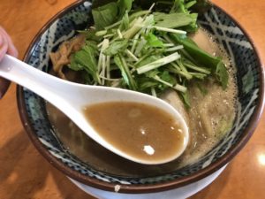 節そばのスープ