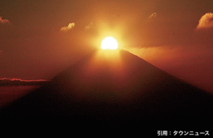 秋のダイヤモンド富士！11/6（火）アイリンク展望台から見れるの知っていましたか？