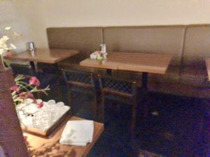 テーブル席の様子