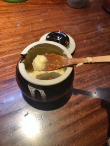 すりおろした生姜