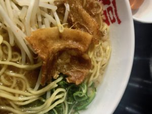 徳島中華そばに入っている豚バラ