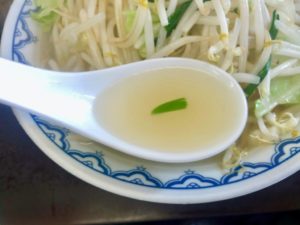 タンメンのスープ
