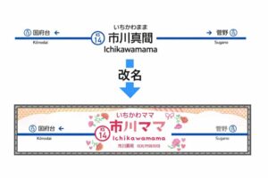 市川ママ駅2026開催へ｜市川真間駅が母の日に期間限定で駅名変更