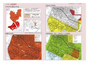地震リスクのマップ上の可視化