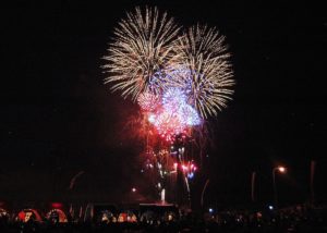 富津市民花火大会の花火のイメージ