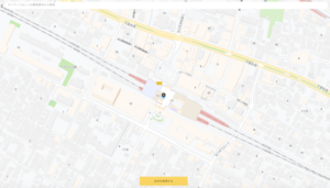 Machitagの住所選択画面