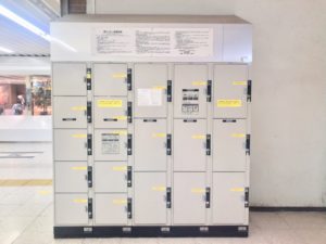 JR市川駅構内のコインロッカー