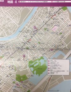 いちかわオープンガーデンが開催されている場所の地図