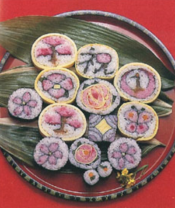千葉県伝統郷土料理の太巻き祭りずし
