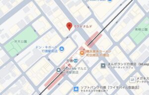 マクドナルド行徳店の地図