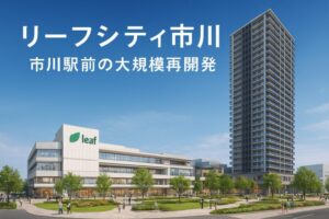 リーフシティ市川とは？三井三菱野村が手がける再開発マンションと商業施設を詳しく紹介