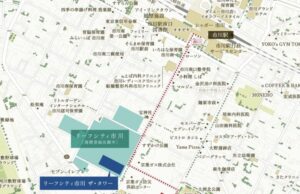 市川駅からイオンスタイル市川南店へのアクセス（地図）