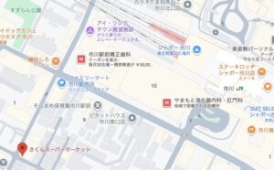 さくらスーパーマーケット地図