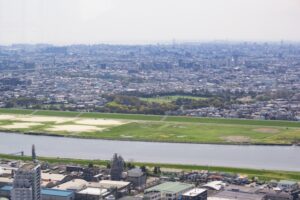 アイリンクからの日中の風景
