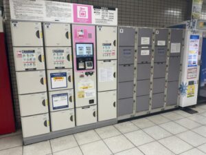 都営新宿線本八幡駅コンコースAコインロッカー