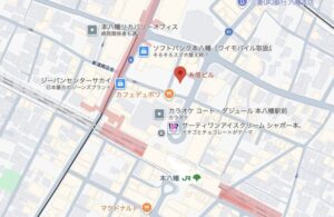(仮称)糸信ビルの地図