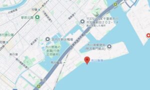 市川漁港の地図