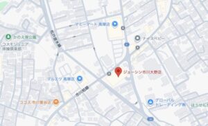 ジョーシン市川大野店の地図
