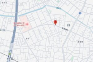 浅野屋の地図