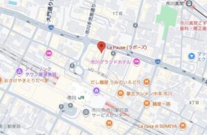 La Pause（ラ・ポーズ）の地図