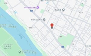 大洲4丁目の新築マンション建設計画場所の地図