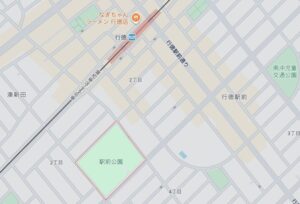 行徳駅前公園の地図