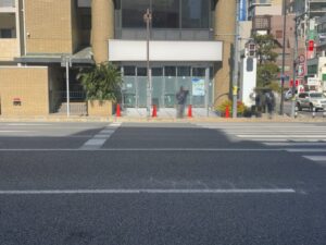 市川駅前脳神経外科の開院予定地外観(2026年3月15日筆者撮影)