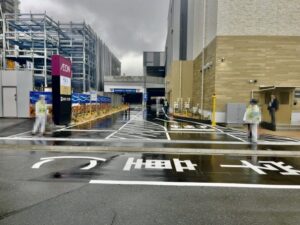 そよらリーフシティ市川駐車場入口（2026年3月26日筆者撮影）