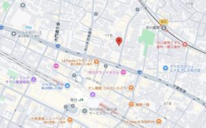 DeCUP COFFEE 市川店の地図