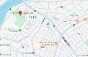 広尾防災公園の地図
