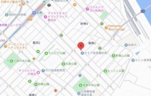 塩の花公園の地図