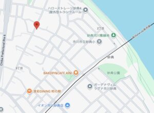 オアシス妙典の地図
