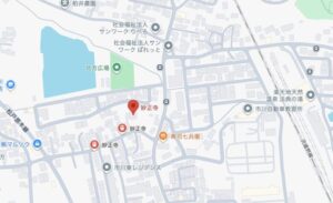 妙正寺の地図