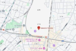 大井町トラックスの地図