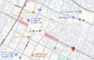 ちゃとりかとり本八幡店の地図