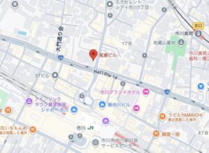 薬局日本メディカルシステム 市川店のマップ