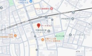 アークタウンの地図