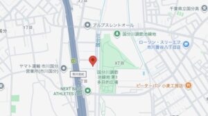 道の駅いちかわの地図