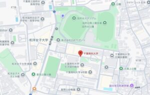 千葉商科大学の地図