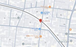 呑食い処 よっちゃんの地図