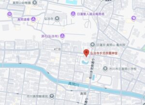 手児奈霊神堂の地図