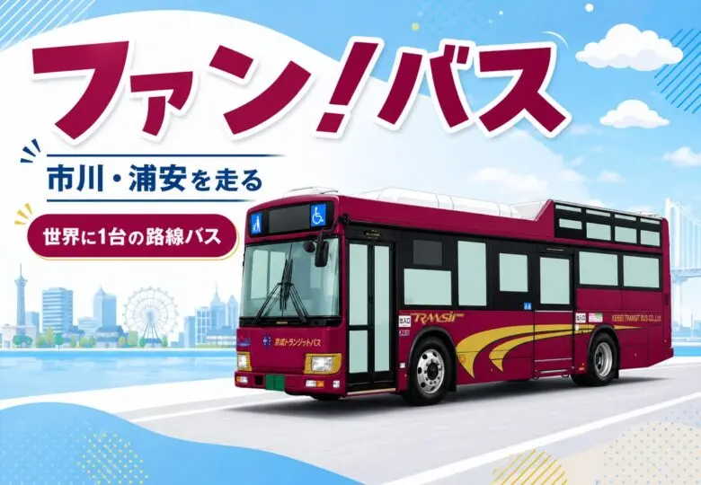 ファン！バスとは？市川・浦安エリアを走る世界に1台の路線バスを紹介