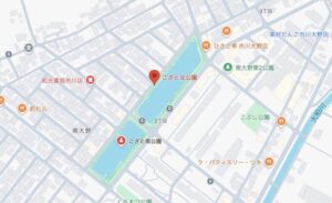 こざと公園の地図