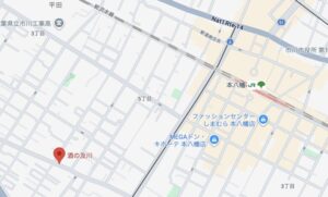 及川酒店の地図
