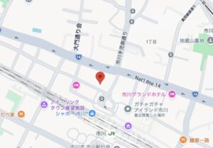 ヤマザキプラザの地図