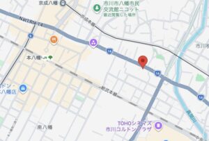 キャリカク本八幡駅前事業所の地図