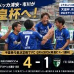 ブリオベッカ浦安・市川が天皇杯へ｜千葉県代表決定戦でFC GRASION東葛に4-1勝利
