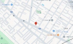 びっくり土曜カフェの地図